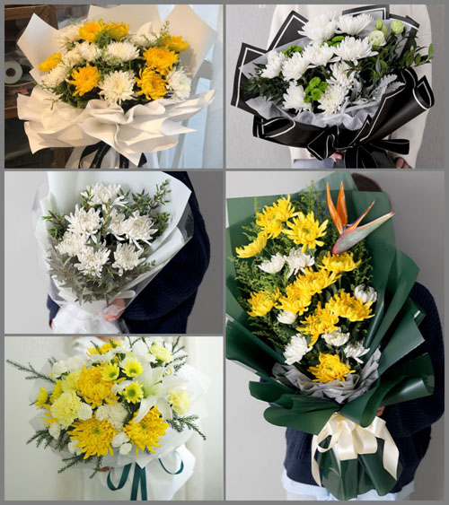 江苏南通海门市海门高新区张北村白事花束代送